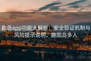 趣岛app功能大解析：安全验证机制与风险提示说明，趣图岛多人
