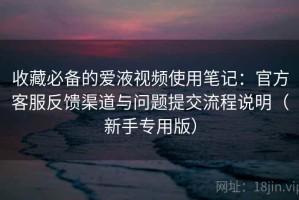 收藏必备的爱液视频使用笔记：官方客服反馈渠道与问题提交流程说明（新手专用版）