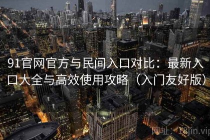 91官网官方与民间入口对比：最新入口大全与高效使用攻略（入门友好版）