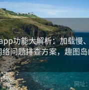 趣岛app功能大解析：加载慢、卡顿等网络问题排查方案，趣图岛的图