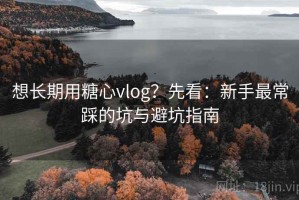 想长期用糖心vlog？先看：新手最常踩的坑与避坑指南