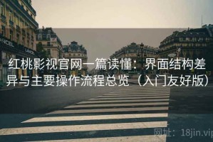 红桃影视官网一篇读懂：界面结构差异与主要操作流程总览（入门友好版）