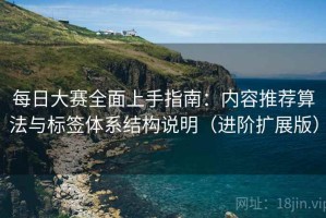 每日大赛全面上手指南：内容推荐算法与标签体系结构说明（进阶扩展版）