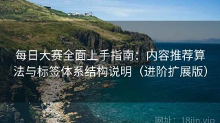 每日大赛全面上手指南：内容推荐算法与标签体系结构说明（进阶扩展版）