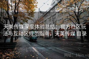 天美传媒深度体验总结：官方社区玩法与互动区规范指南，天美传媒 目录