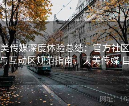 天美传媒深度体验总结：官方社区玩法与互动区规范指南，天美传媒 目录