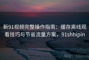新91视频完整操作指南：缓存离线观看技巧与节省流量方案，91shhipin