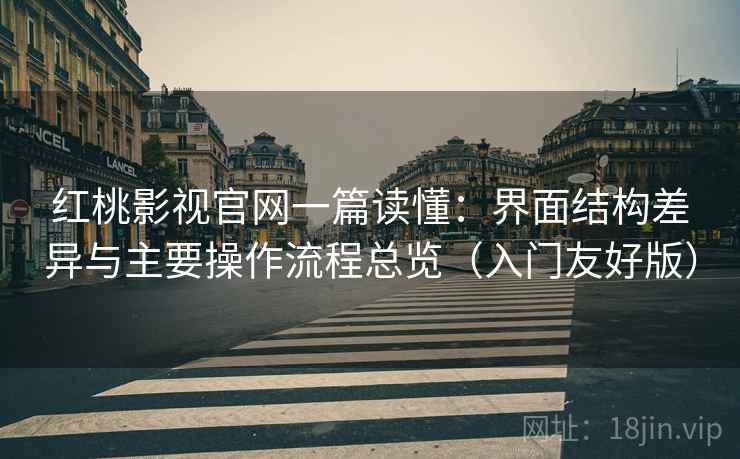 红桃影视官网一篇读懂：界面结构差异与主要操作流程总览（入门友好版）