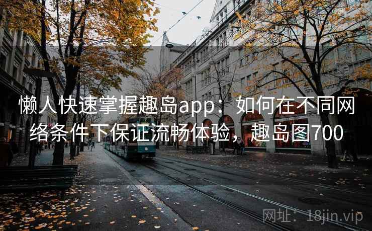 懒人快速掌握趣岛app：如何在不同网络条件下保证流畅体验，趣岛图700