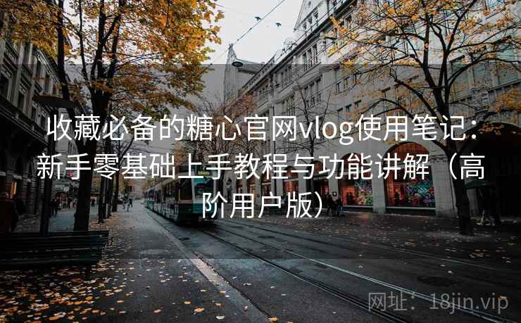 收藏必备的糖心官网vlog使用笔记：新手零基础上手教程与功能讲解（高阶用户版）