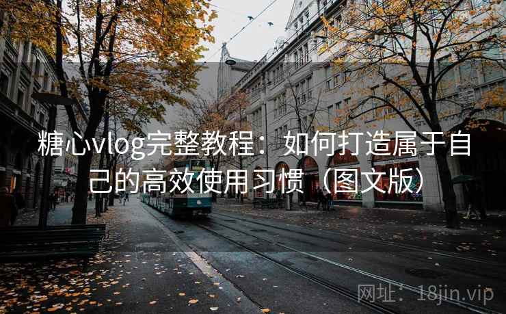 糖心vlog完整教程：如何打造属于自己的高效使用习惯（图文版）