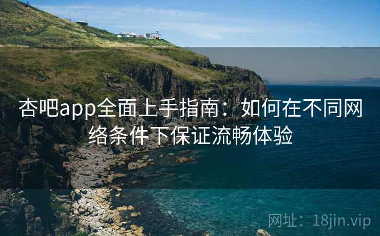 杏吧app全面上手指南：如何在不同网络条件下保证流畅体验