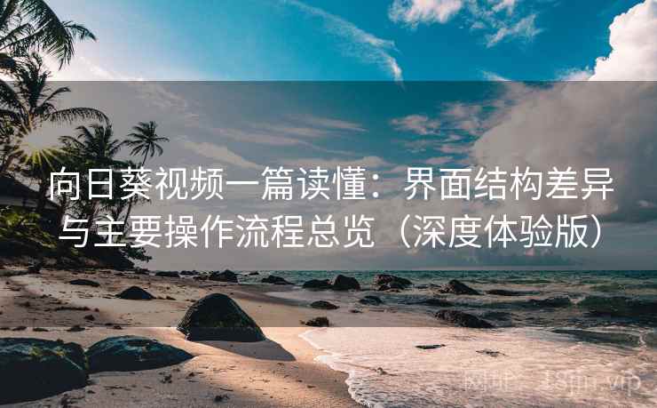 向日葵视频一篇读懂：界面结构差异与主要操作流程总览（深度体验版）