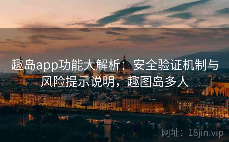 趣岛app功能大解析：安全验证机制与风险提示说明，趣图岛多人