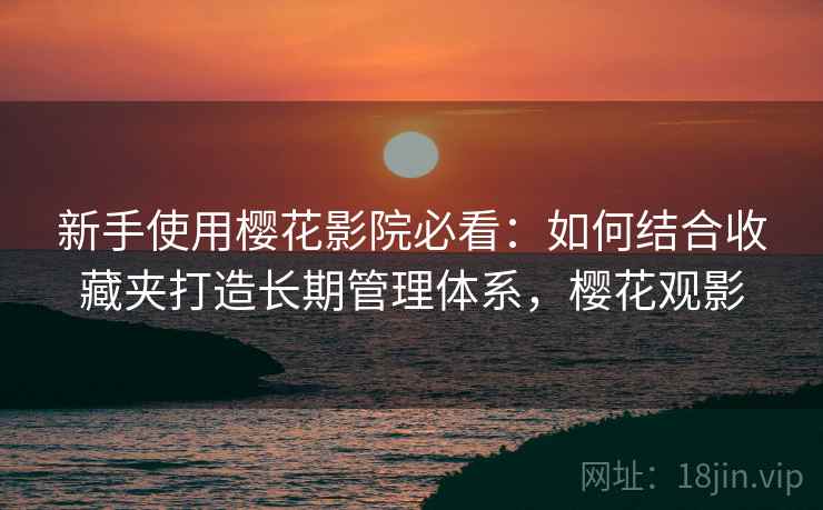 新手使用樱花影院必看：如何结合收藏夹打造长期管理体系，樱花观影
