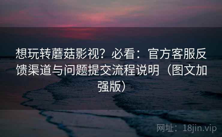 想玩转蘑菇影视？必看：官方客服反馈渠道与问题提交流程说明（图文加强版）