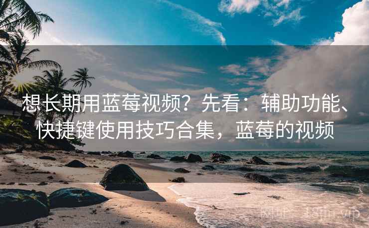 想长期用蓝莓视频？先看：辅助功能、快捷键使用技巧合集，蓝莓的视频