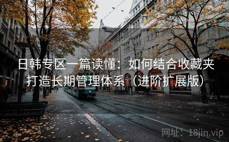 日韩专区一篇读懂：如何结合收藏夹打造长期管理体系（进阶扩展版）