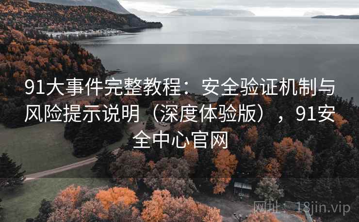 91大事件完整教程：安全验证机制与风险提示说明（深度体验版），91安全中心官网